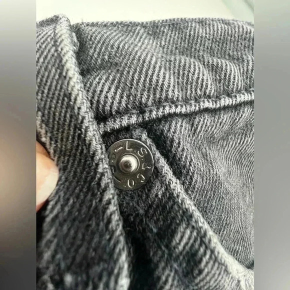 VITG 90’s LEVIS ORANGE TAB 505 JEANS BLACK REGULAR FIT STRAIGHT LEG Sz 36X34  34 - Picture 10 of 16